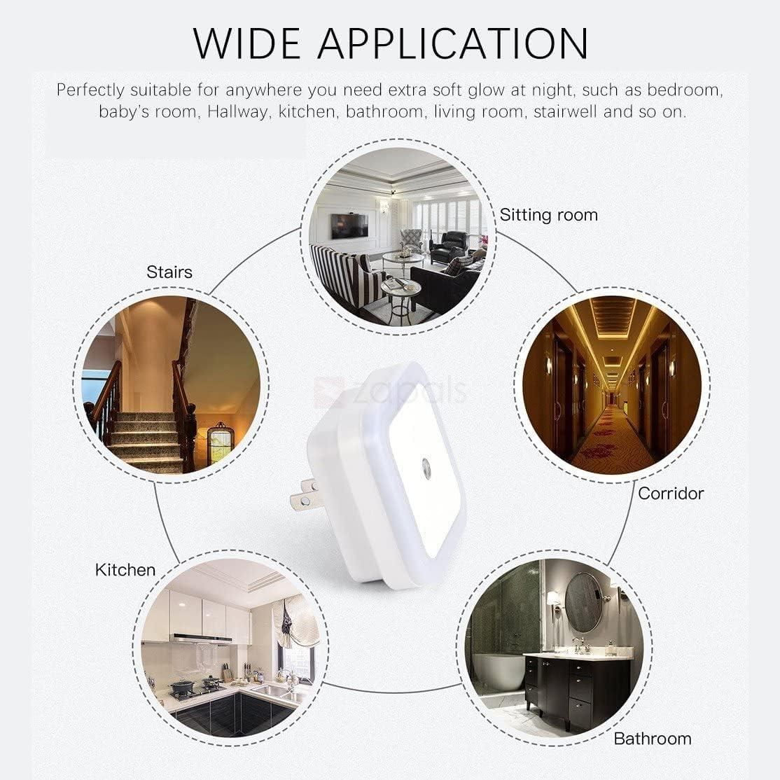 Smart Sensor LED Plug-in Night Lamp – Auto On/Off, Energy Efficient | NISHU Superstores