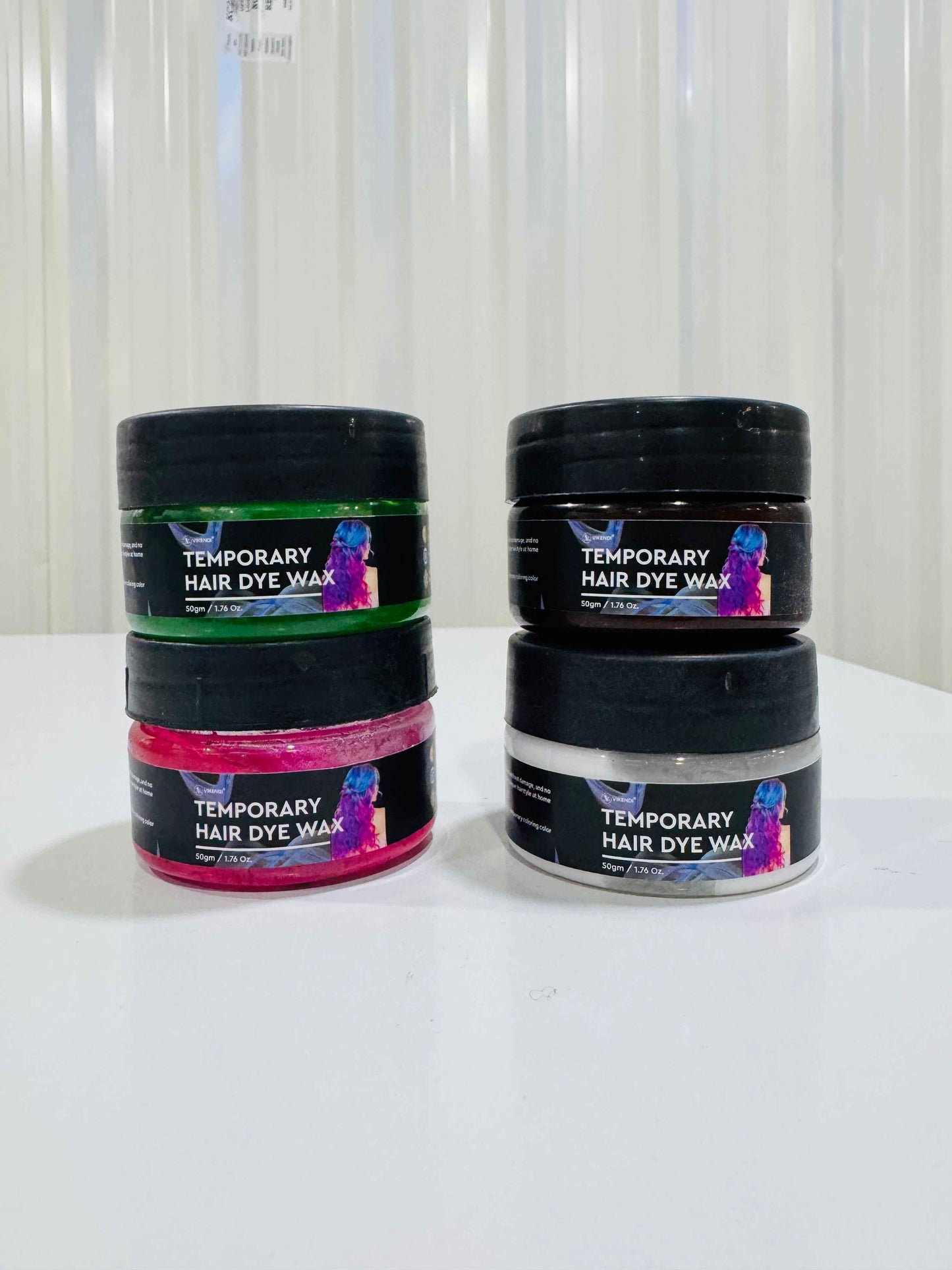 Temporary Hair Coloring Wax (Pack of 8) – Washable & Damage-Free Hair Color for Men & Women | NISHU Superstores