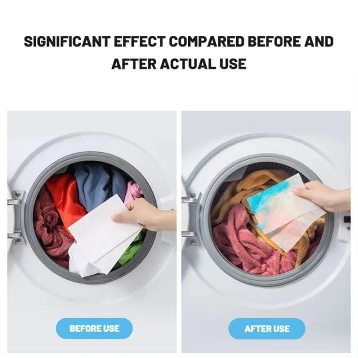 Fabric Clothes Color Absorb Paper for Washing Machine – Prevents Color Bleeding | NISHU Superstores