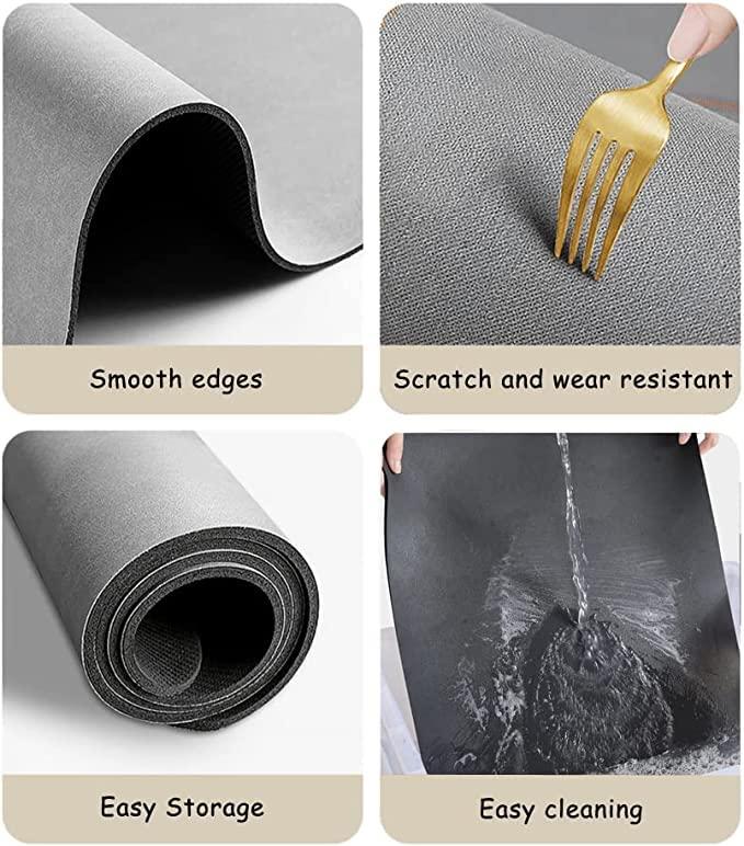Quick-Drying Mat – Super Absorbent & Non-Slip | Pack of 2 Assorted | NISHU Superstores