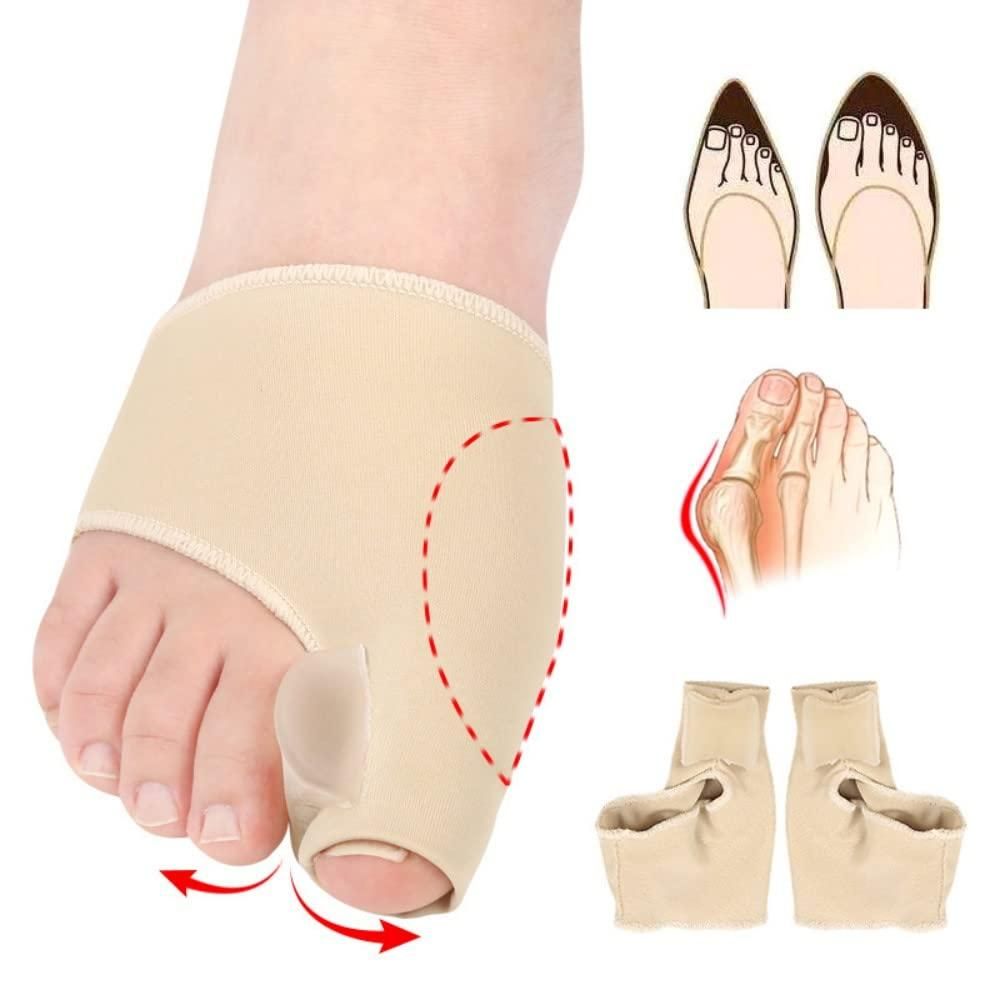 2 Pairs Gel Cushion Pads – Foot Care Tool for Night & Home Use | NISHU Superstores