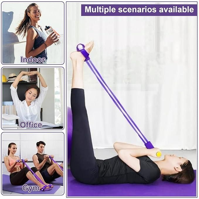 Yoga Pedal Puller Resistance Band – Full Body Fitness & Stretching Equipment | NISHU Superstores
