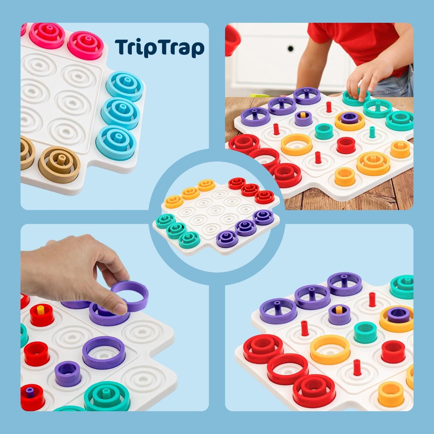 Trip Trap Educational Puzzle Game for Kids – Fun Learning Brain Teaser | NISHU Superstores