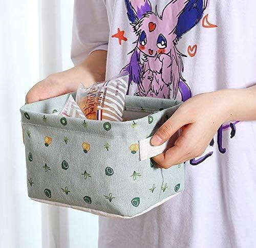 Canvas Fabric Storage Basket with Handle – Foldable & Stylish Organizer | NISHU Superstores