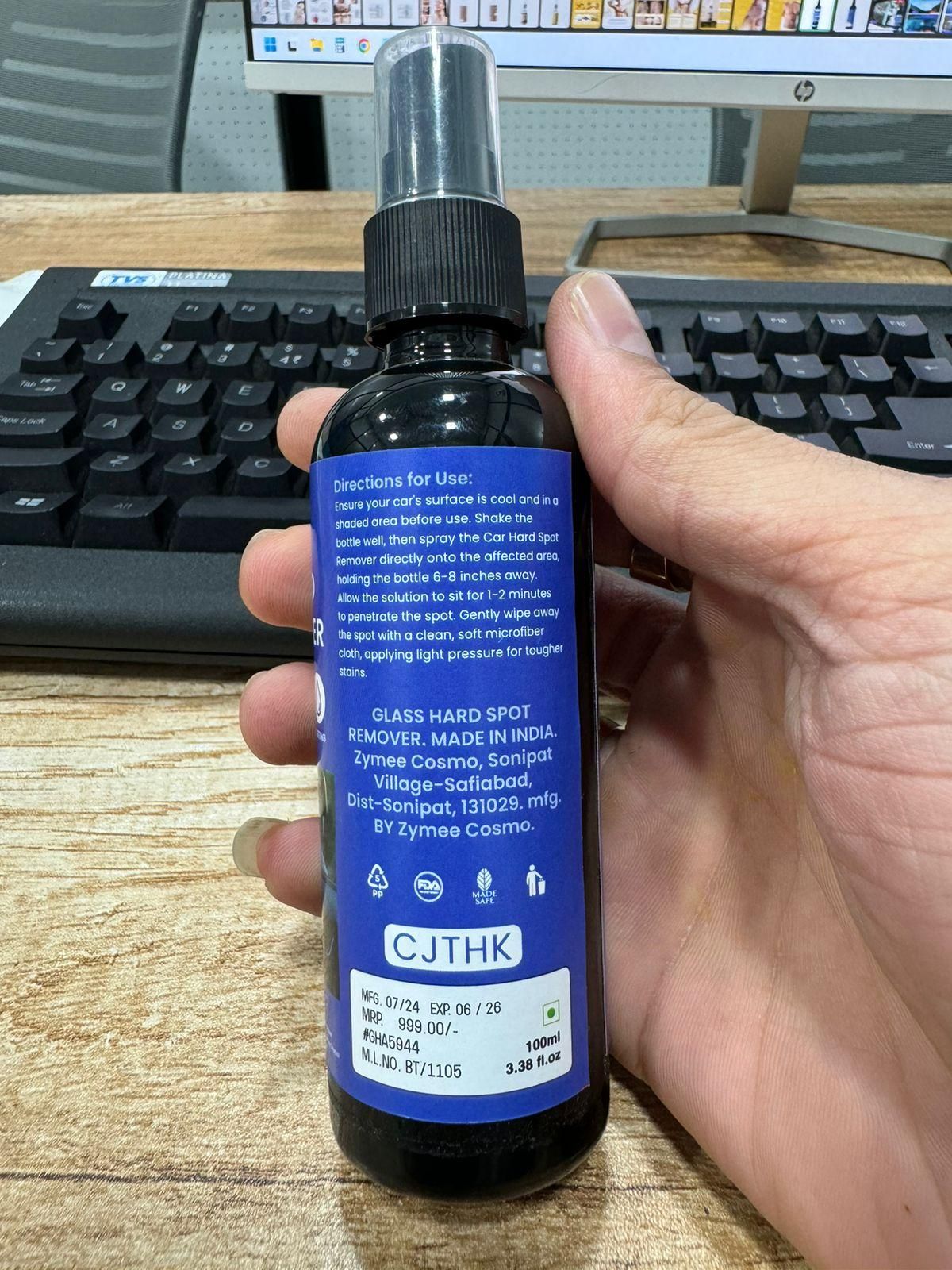 CJTHK Glass Hard Spot Remover 100ml – Stain & Watermark Cleaner | NISHU Superstores