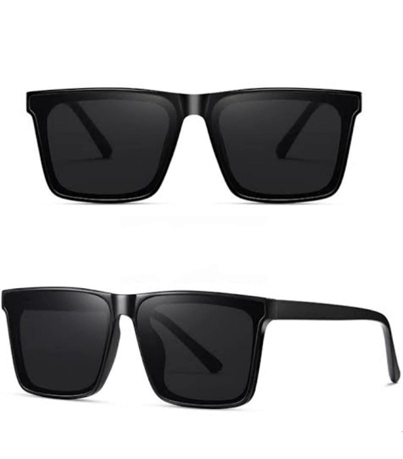 Polarized Retro Square Sunglasses for Men & Women – UV Protection | NISHU Superstores