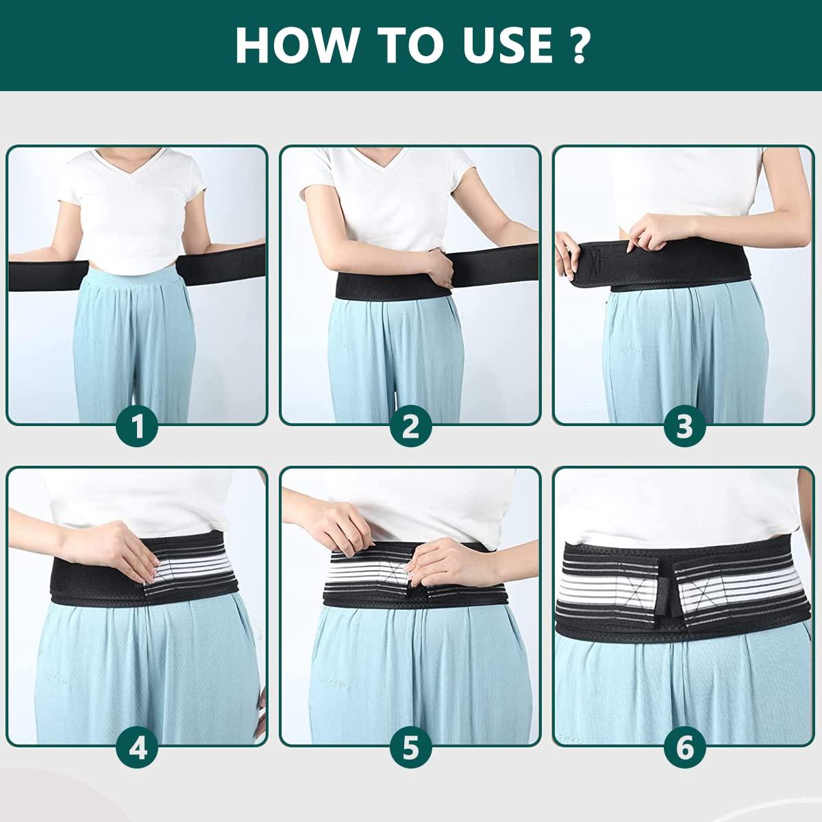Lower Back Support Brace for Men & Women – Adjustable Lumbar Belt | NISHU Superstores