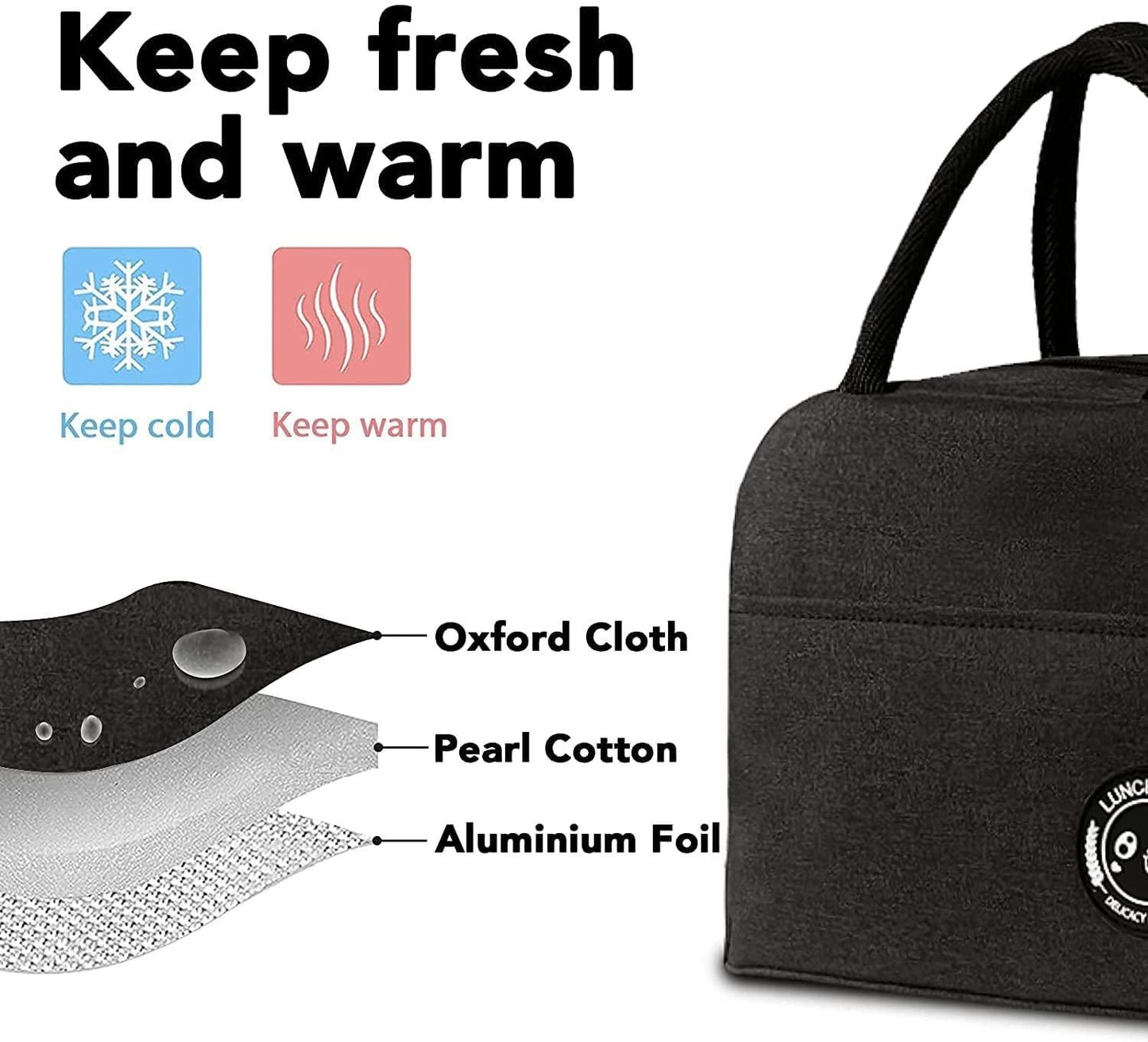 Insulated Portable & Reusable Lunch Bag – Keep Food Fresh | NISHU Superstores