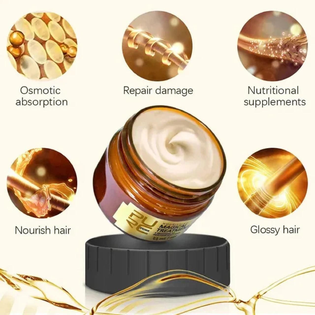 PURE Magical Hair Treatment – 5 Sec Soft Hair Repair Mask 110gm | NISHU Superstores