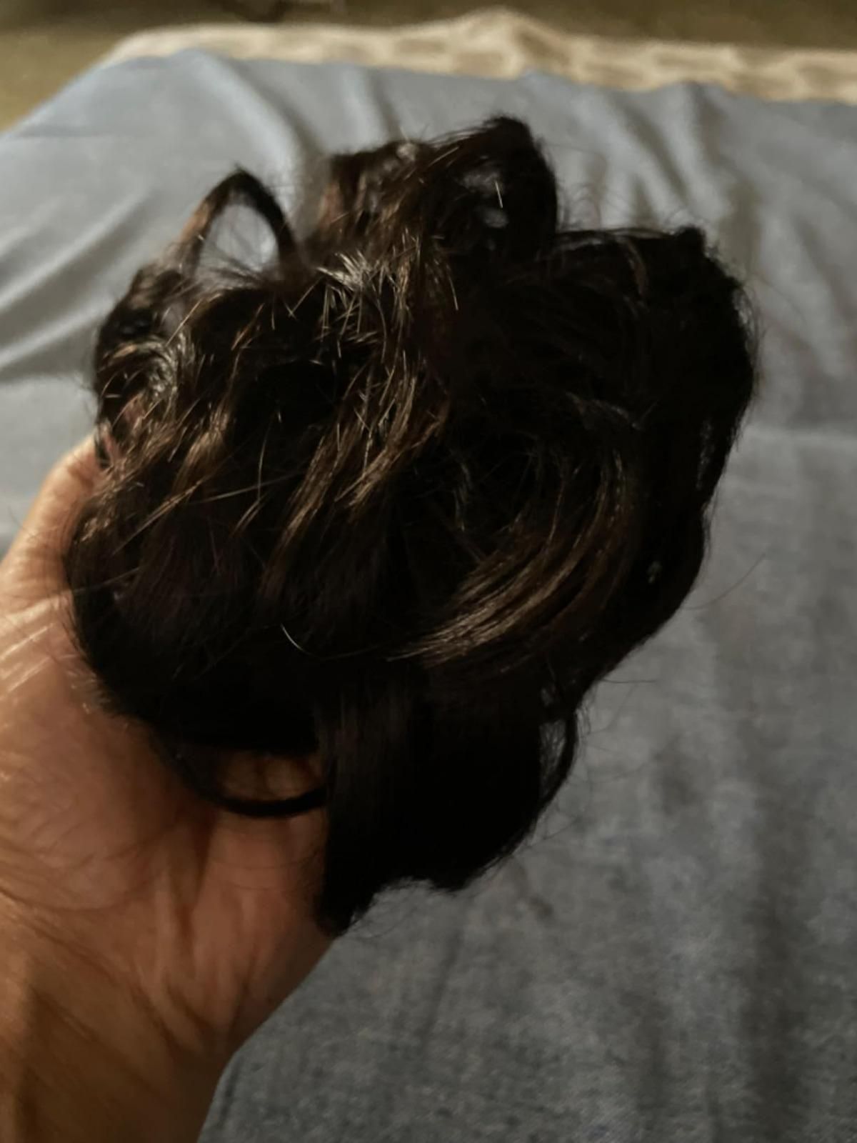 Elastic Artificial Hair Bun – Brown & Black (Pack of 2) | NISHU Superstores