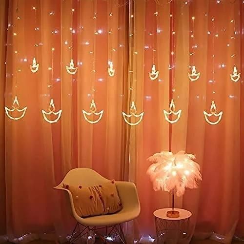 Mode Controller Curtain String LED Lights – Home & Diwali Decoration | NISHU Superstores