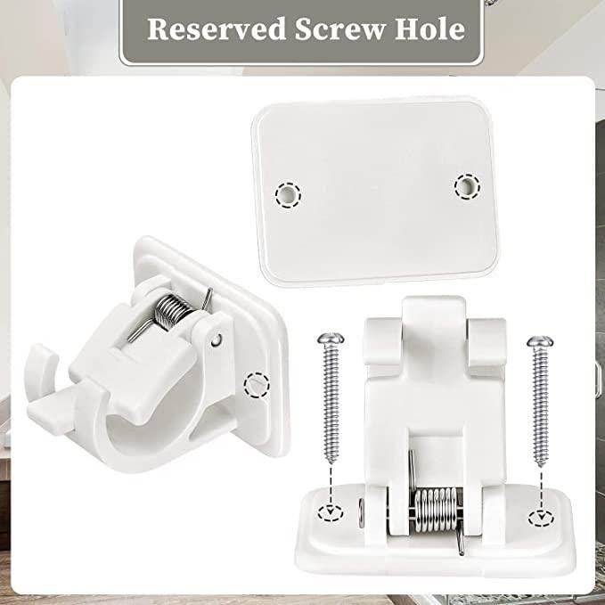 Self-Adhesive Wall Mount Clip Hooks (Pack of 2) – Instant Stick-On Hangers | NISHU Superstores