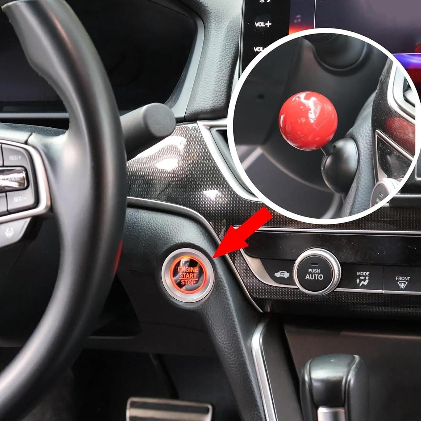 Push Start Button Cover – Stylish & Protective Car Accessory | NISHU Superstores