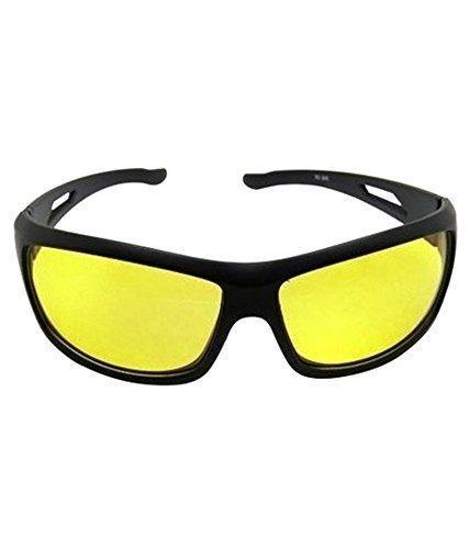 Dervin Yellow Day & Night Vision Sunglasses – Anti-Glare Driving Glasses for Men & Women | NISHU Superstores