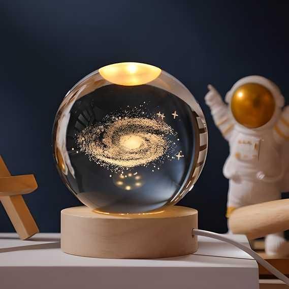 3D Crystal Lamp Ball – Assorted Design LED Night Light for Home & Gifting | NISHU Superstores