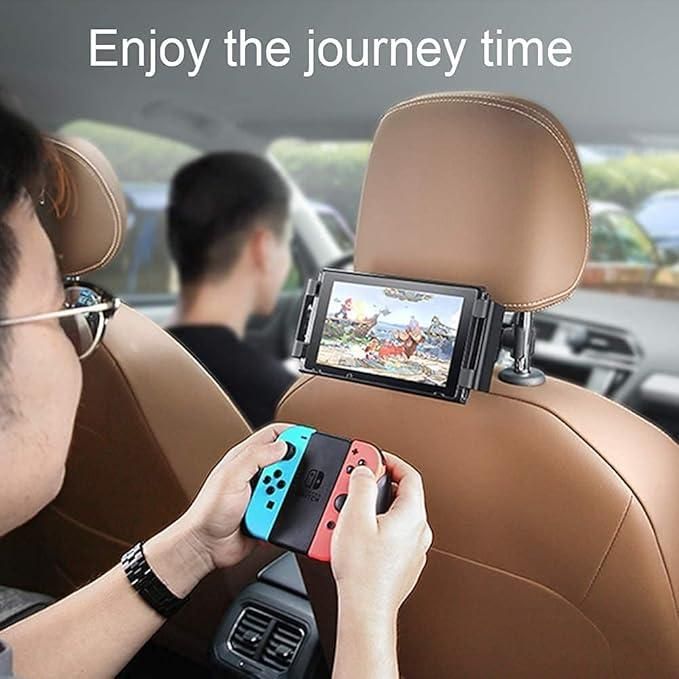 Car Mount Holder for Tablets & Phones (4.7–12.9 inches) | 360° Adjustable Dashboard & Seat Mount | NISHU Superstores