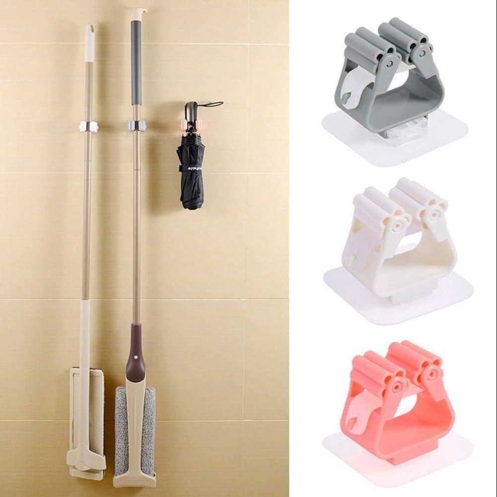Self-Adhesive Mop Holder Hooks (Pack of 4) – Wall Mount Broom & Tool Organizer | NISHU Superstores