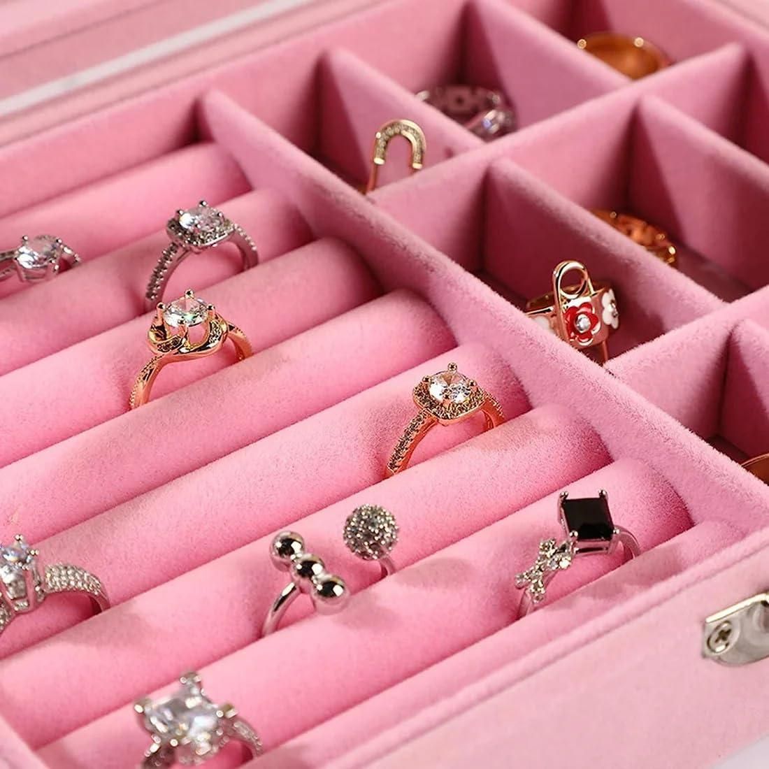 9 Grid Jewelry Organizer – Compact Storage Box for Earrings, Rings & Accessories | NISHU Superstores