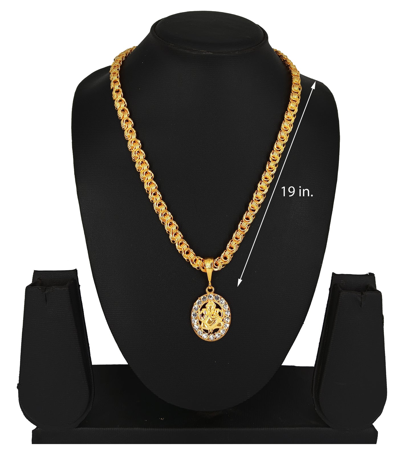 Luxurious Men’s Gold Plated Pendant with Chain – Vol 6 | NISHU Superstores