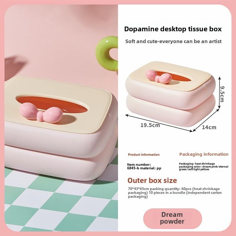 Creative Square Tissue Box Napkin Holder | Modern Table & Car Tissue Organizer | NISHU Superstores