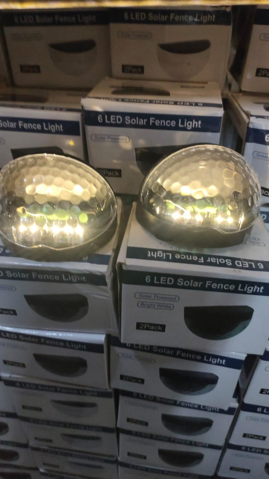 Solar Fence Lights (Pack of 4) – Energy Efficient Outdoor Lighting | NISHU Superstores
