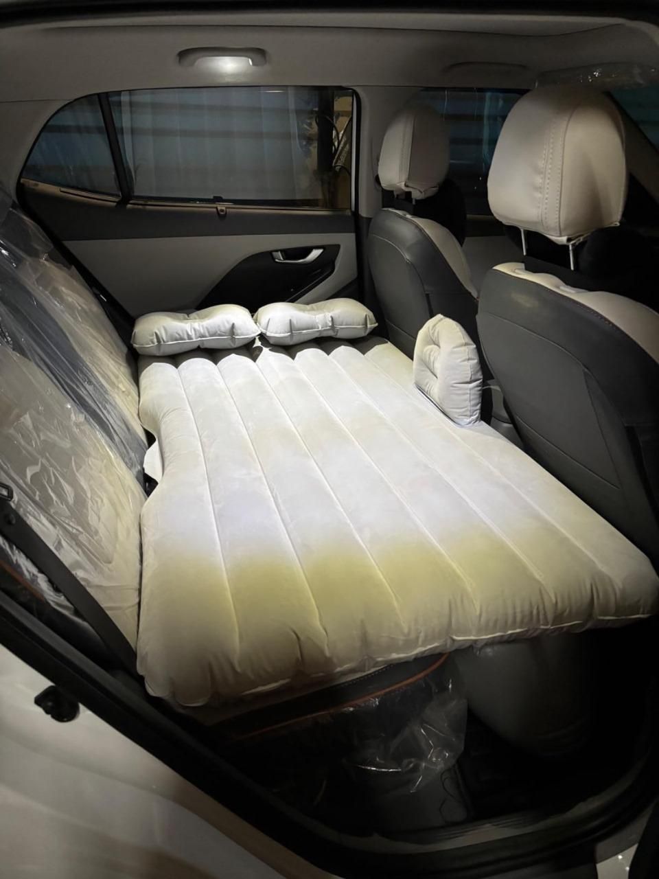 Car Travel Bed Mattress with 2 Air Pillows – Portable Inflatable Backseat Bed | NISHU Superstores