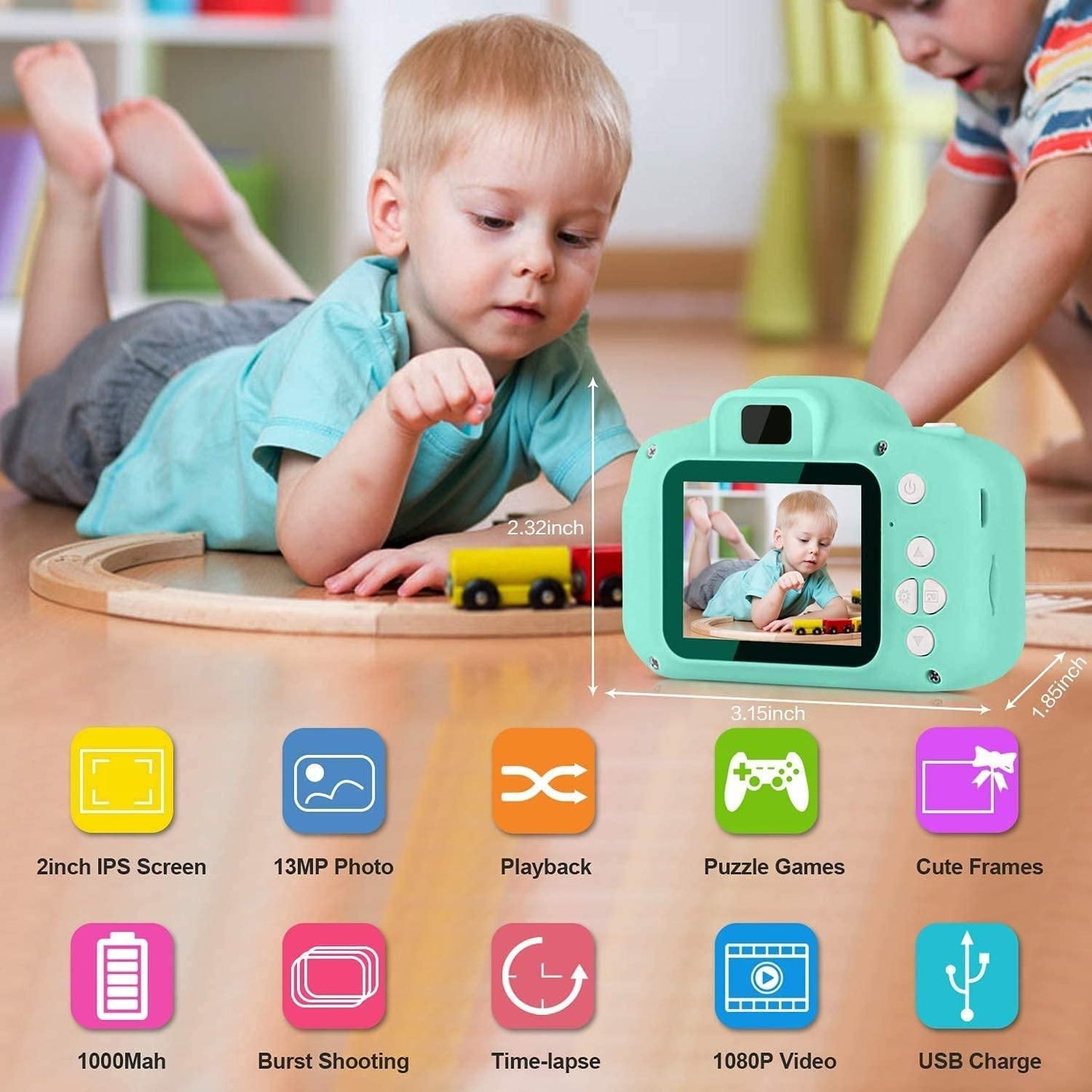 Digital Video Camera for Kids – HD Toy Camera with Fun Filters | NISHU Superstores