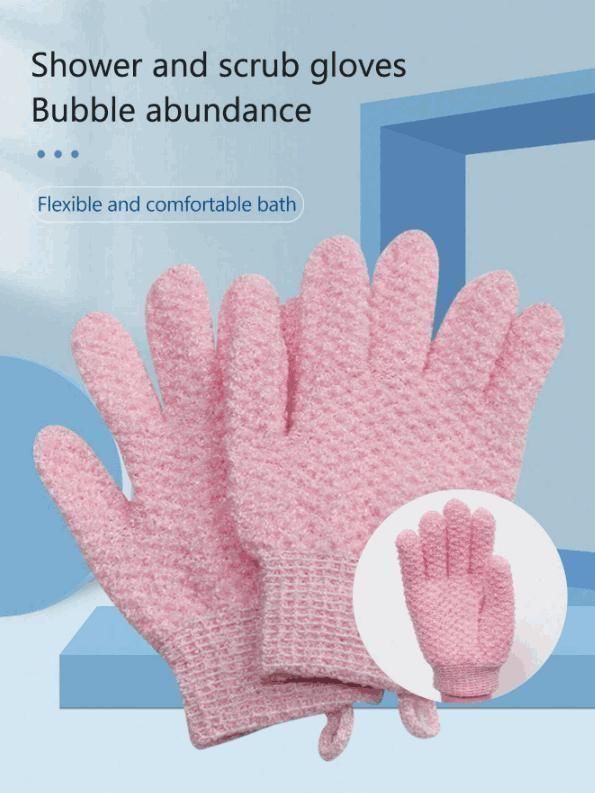 Five Finger Bath Gloves – Exfoliating & Deep Cleaning Body Scrub | NISHU Superstores