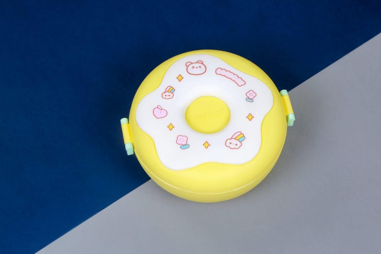 Donut Shape Children’s Lunch Box – Fun & Durable Food Storage | NISHU Superstores