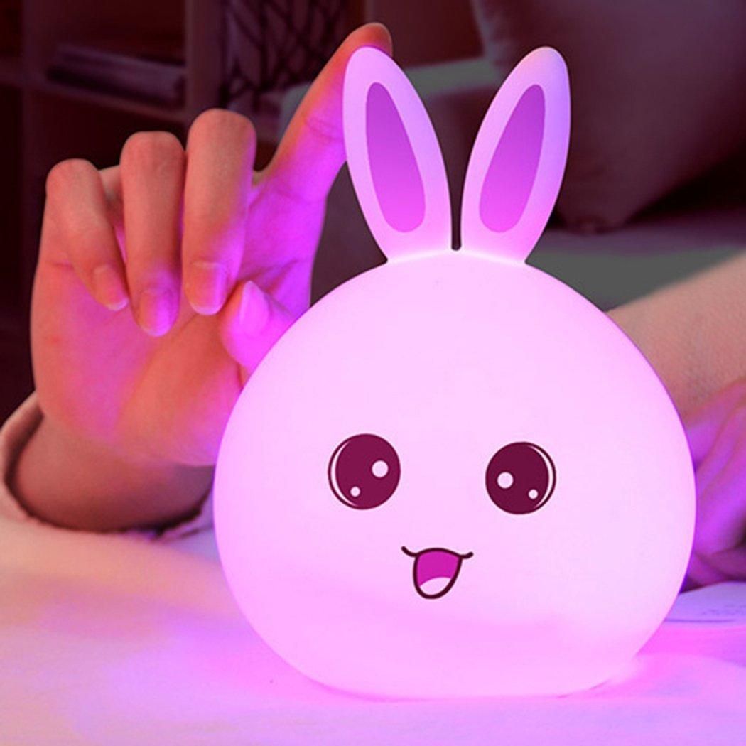 Rabbit Silicone Touch Sensor Light – Soft Glow Night Lamp | NISHU Superstores