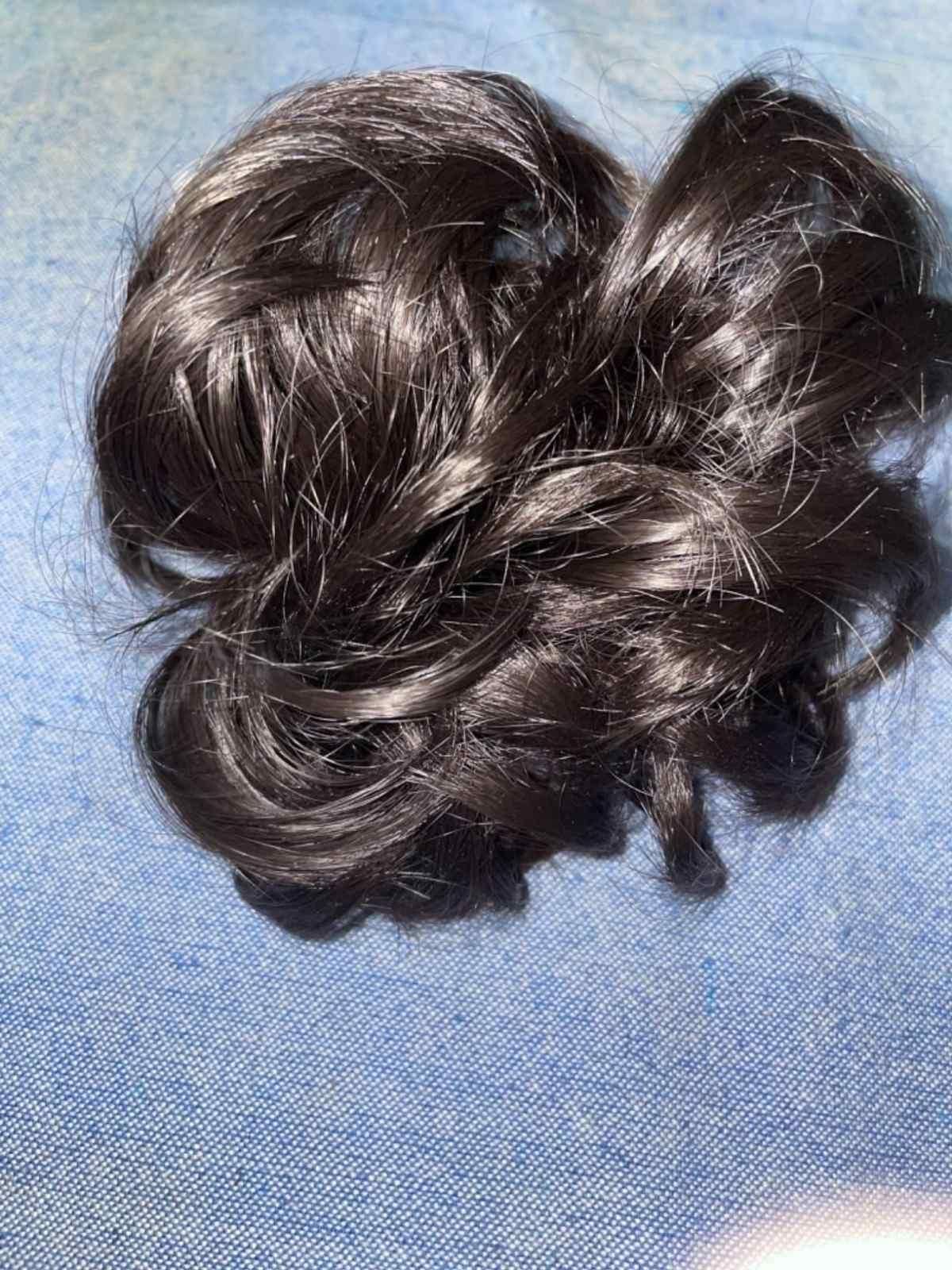 Elastic Artificial Hair Bun – Brown & Black (Pack of 2) | NISHU Superstores