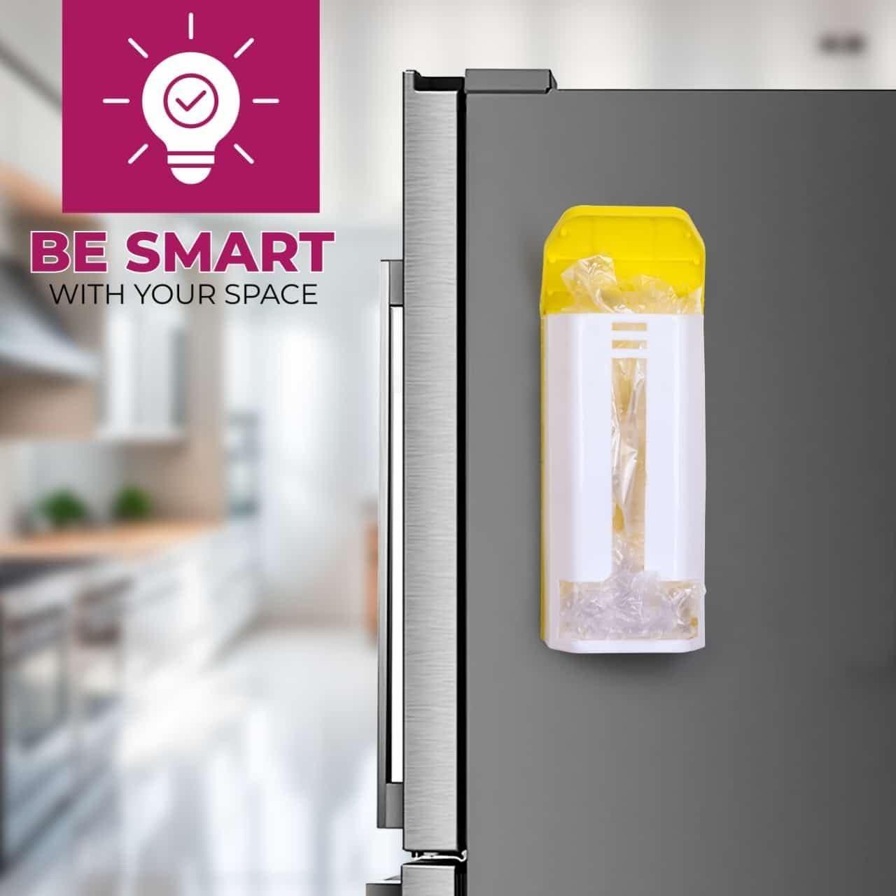 Kitchen Dispenser Grocery Bags Holder & Storage Box – Wall Mount Organizer | NISHU Superstores
