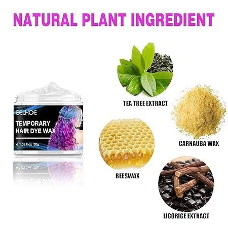 Temporary Hair Coloring Wax (Pack of 4) – Washable & Damage-Free Hair Color for Men & Women | NISHU Superstores