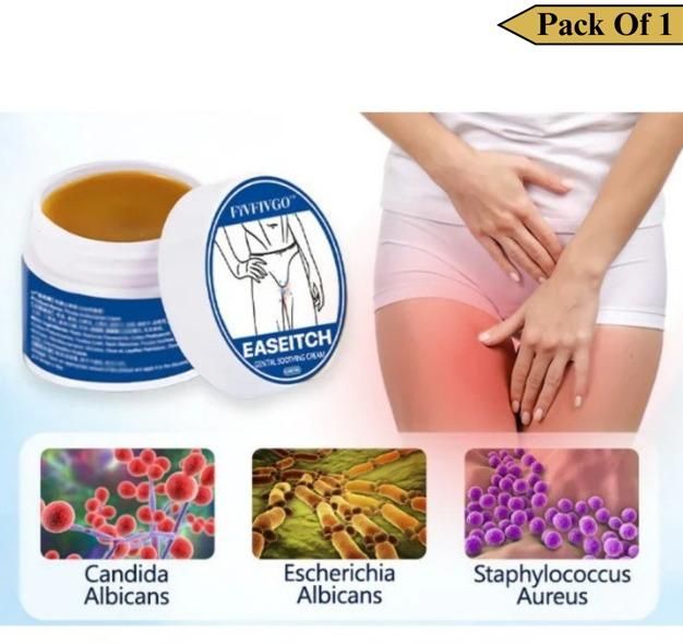 EASEITCH Genital Soothing Cream 50g (Pack of 1) – Fast Relief & Gentle Care | NISHU Superstores