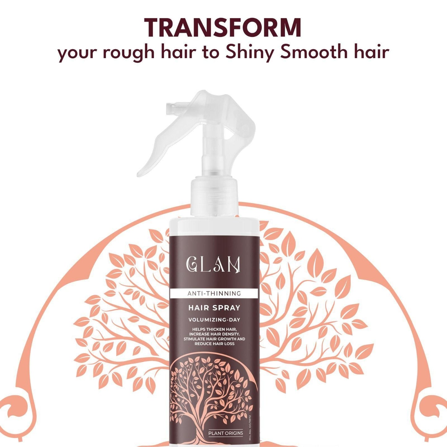 Glam Anti-Thinning Hair Spray 100ml – Volumizing Day Spray for Fuller Hair | NISHU Superstores