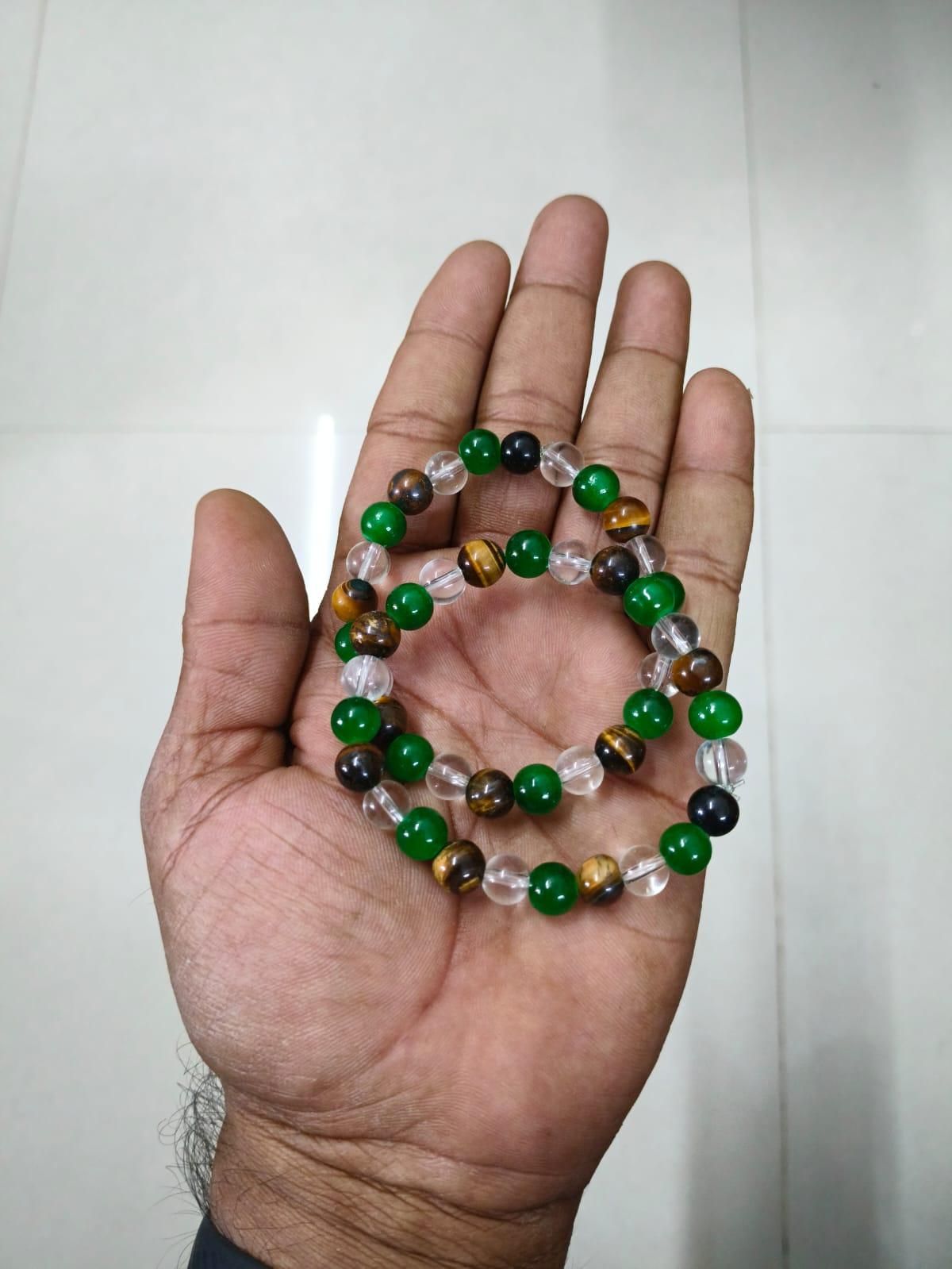 Relaxing & Prosperity Beaded Stretch Bracelet (Pack of 2) – Success & Abundance | NISHU Superstores