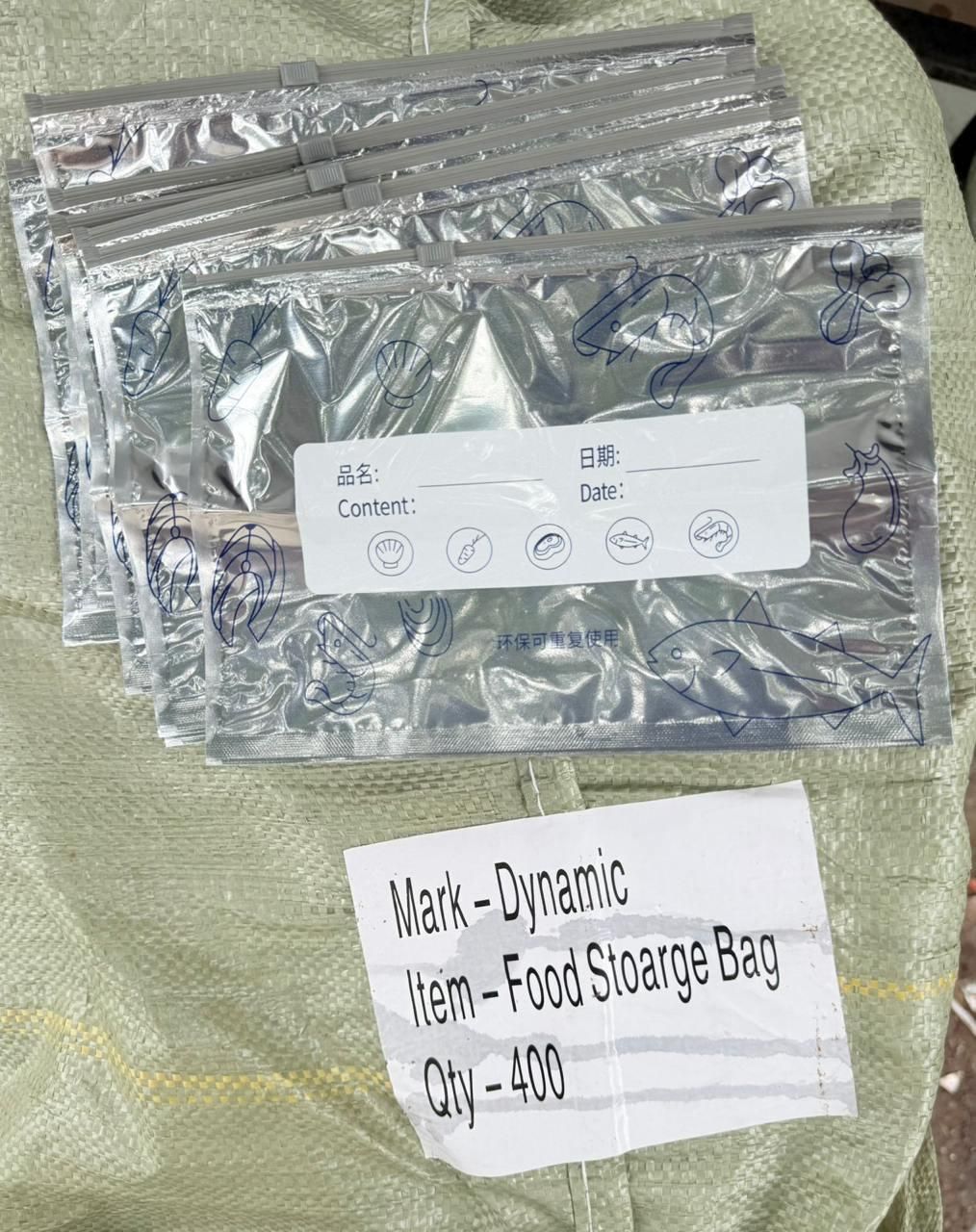 Reusable Aluminum Foil Sealable Storage Bags (Pack of 20) – Zip Lock Pouch | NISHU Superstores