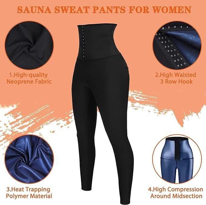 Steam Sauna Weight Loss Pants for Women – Sweat & Slim Workout Wear | NISHU Superstores