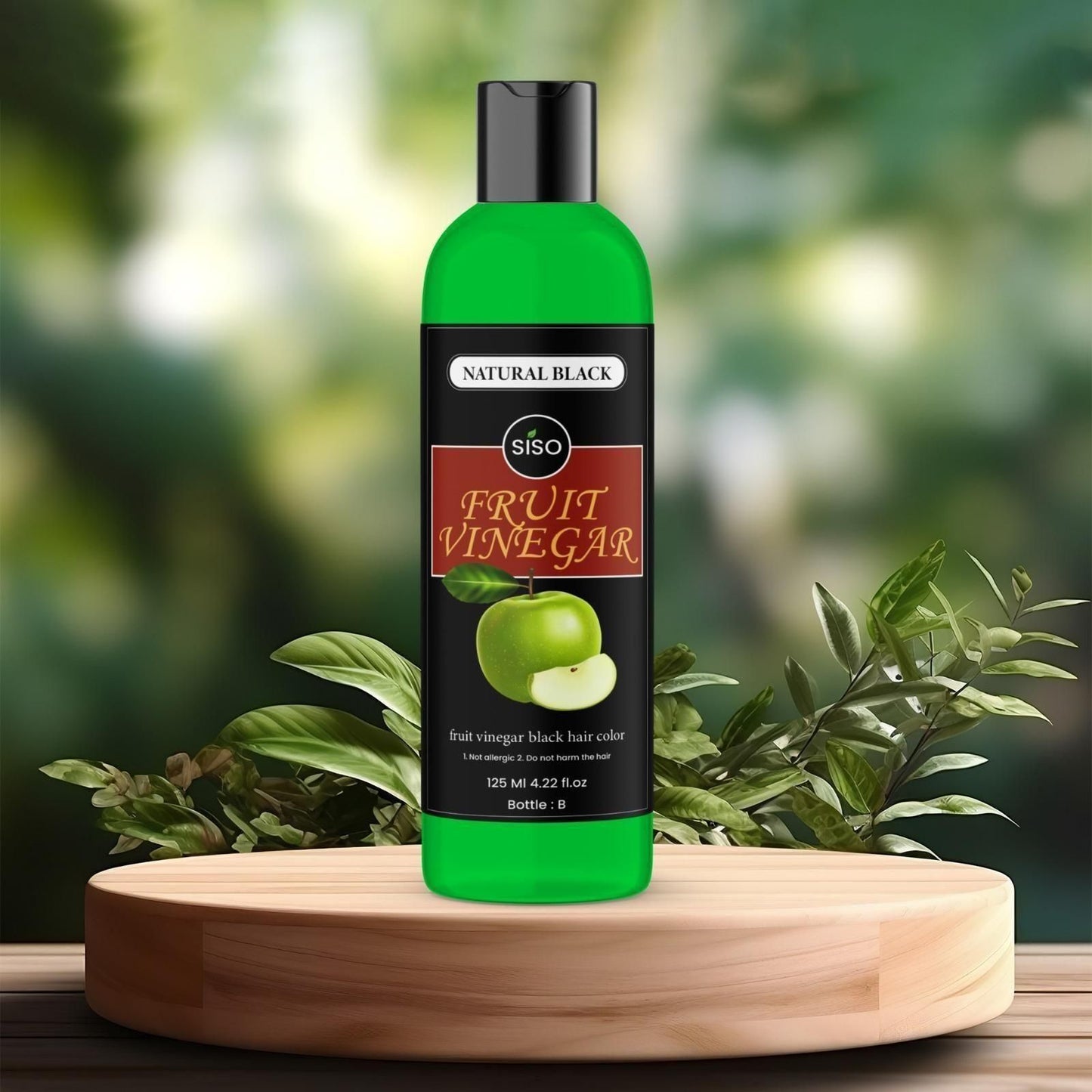 SISO Fruit Vinegar Shampoo Pack of 2 (125ml Each) – Natural Shine & Dandruff Control | NISHU Superstores