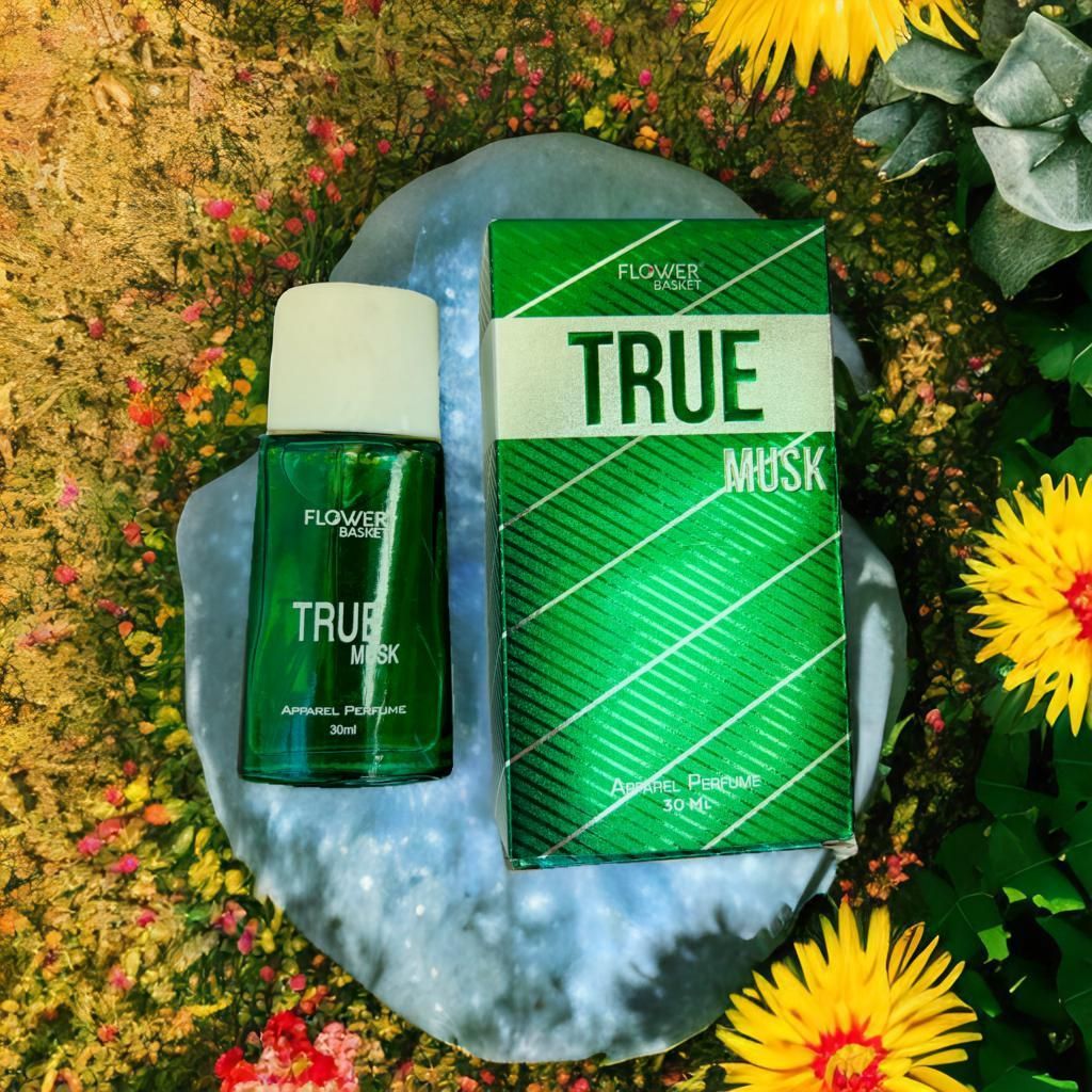 Flower Basket True Musk Apparel Perfume – Long-Lasting Fragrance 30ml | NISHU Superstores