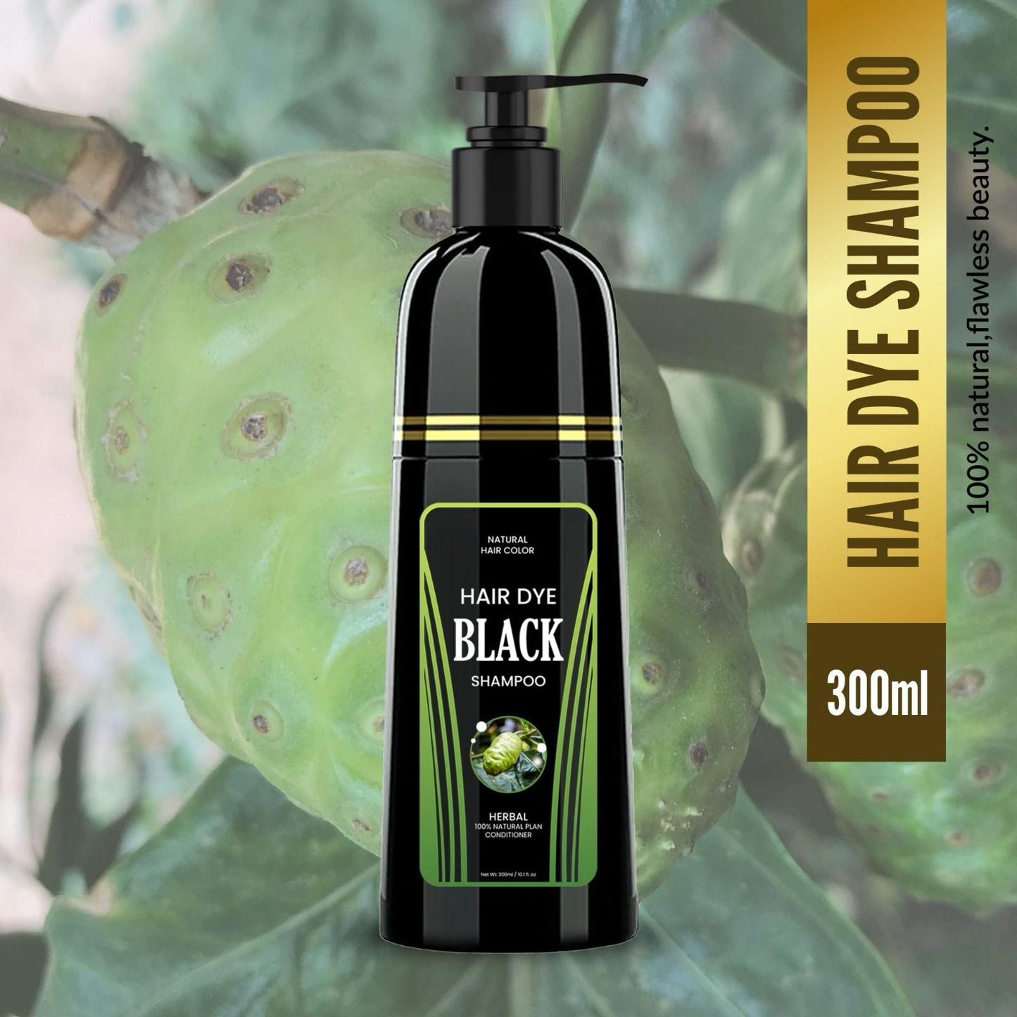 Radiant Locks Natural Hair Color Shampoo 300ml – Herbal Grey Coverage | NISHU Superstores