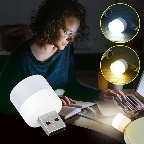 USB LED Night Light Plug-in (White) – Buy 1 Get 2 Free | Soft Glow for Home | NISHU Superstores
