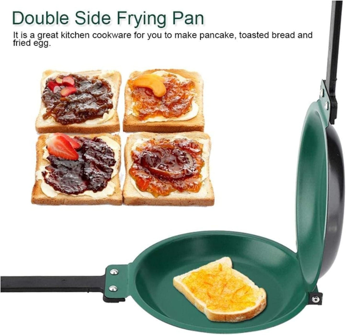 Double Side Nonstick Frying Pan – Flip & Cook Grill Pan | NISHU Superstores