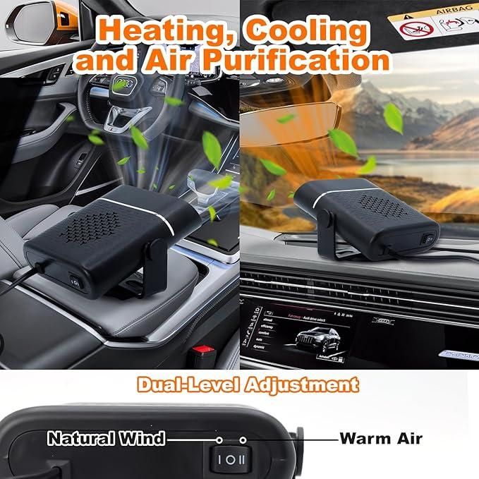 Portable Car Heater – Fast Heating & Defrosting Fan for Winter Driving | NISHU Superstores