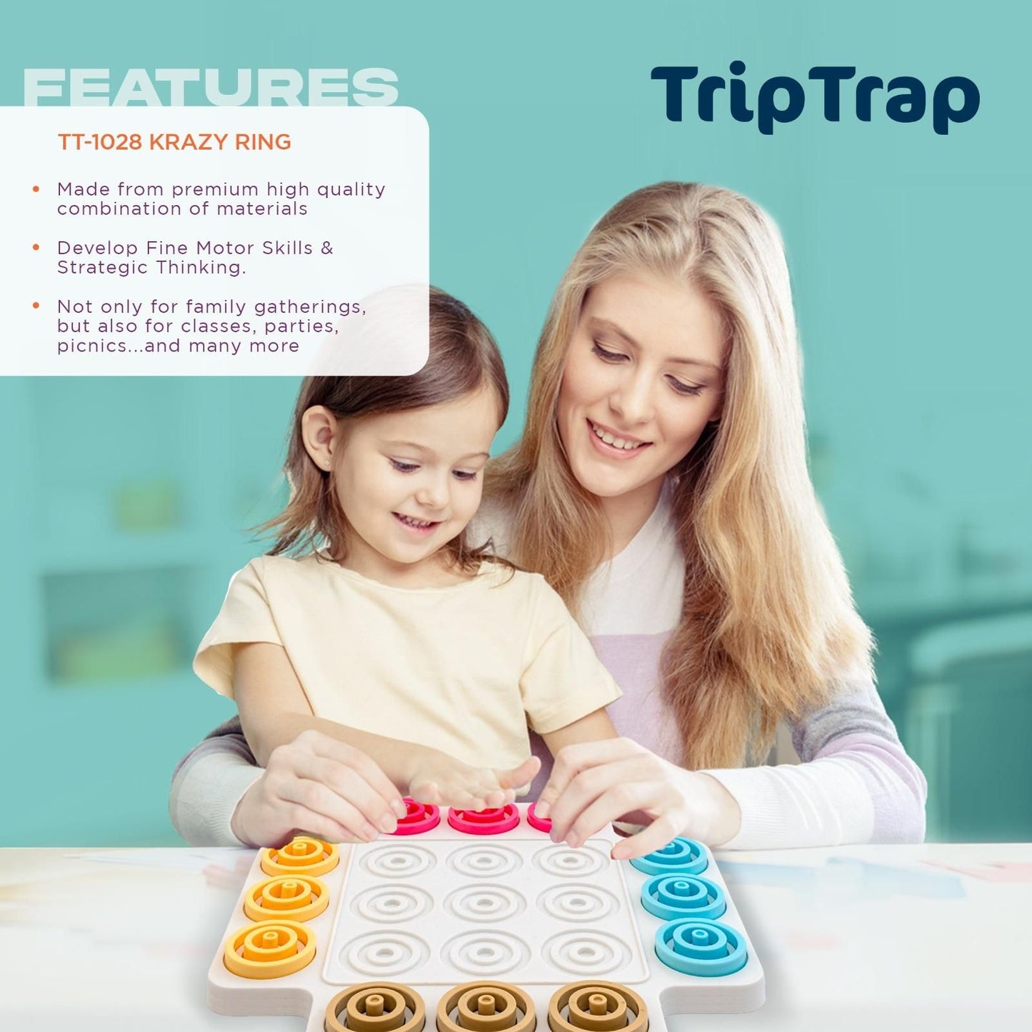 Trip Trap Educational Puzzle Game for Kids – Fun Learning Brain Teaser | NISHU Superstores