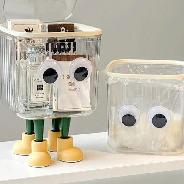Cute Cartoon Trash Can with Lid – Mini Dustbin for Kids Room | NISHU Superstores