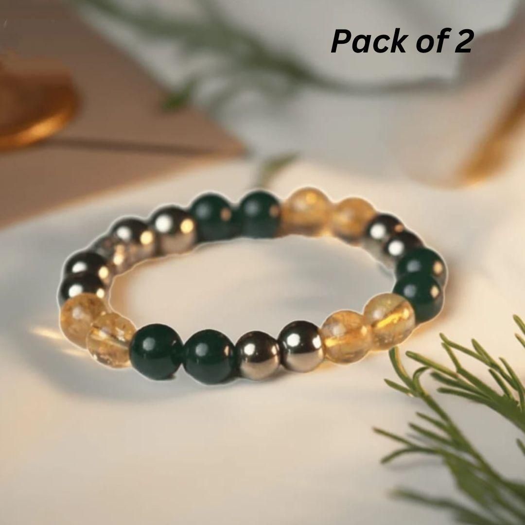 Bringing Money Bracelet (Pack of 2) | Feng Shui Wealth & Good Luck Bracelet for Prosperity and Success – NISHU Superstores
