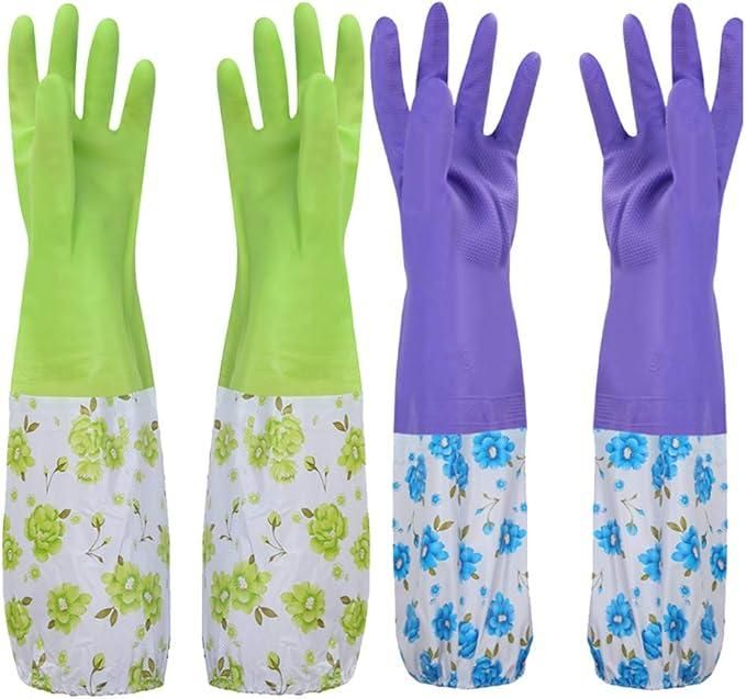 Multipurpose Cleaning Gloves with Lining – Reusable & Waterproof | NISHU Superstores