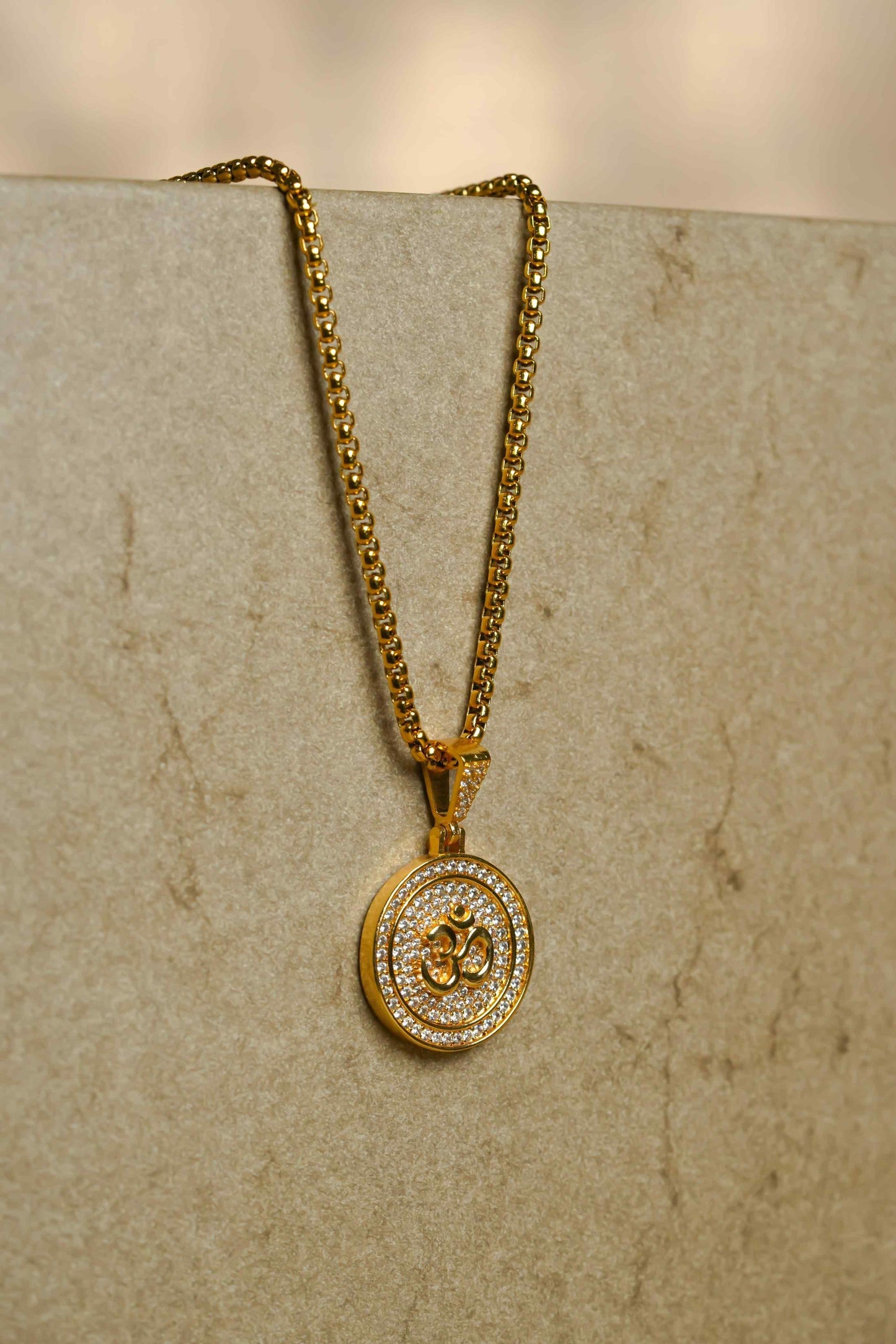 Om Symbol Pendant with Chain – Spiritual & Stylish Jewelry | NISHU Superstores