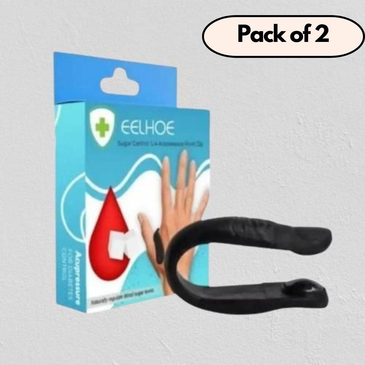 Sugar Control LI4 Acupressure Clip – Natural Way to Support Blood Sugar Balance (Pack of 2) | NISHU Superstores
